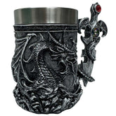 Dragon Sword Large Tankard – Battle Mug with Blade & Beast Detailing